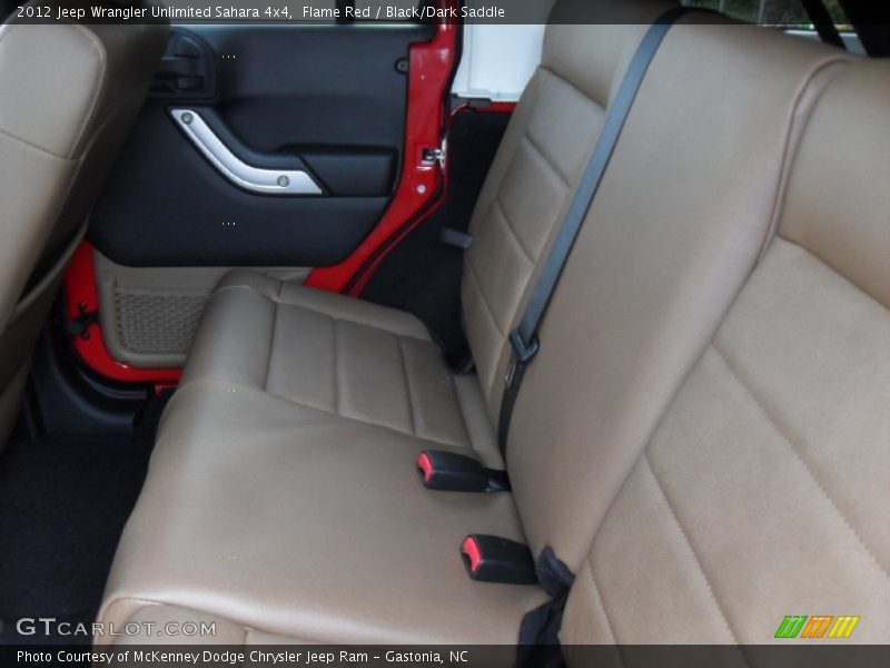  2012 Wrangler Unlimited Sahara 4x4 Black/Dark Saddle Interior
