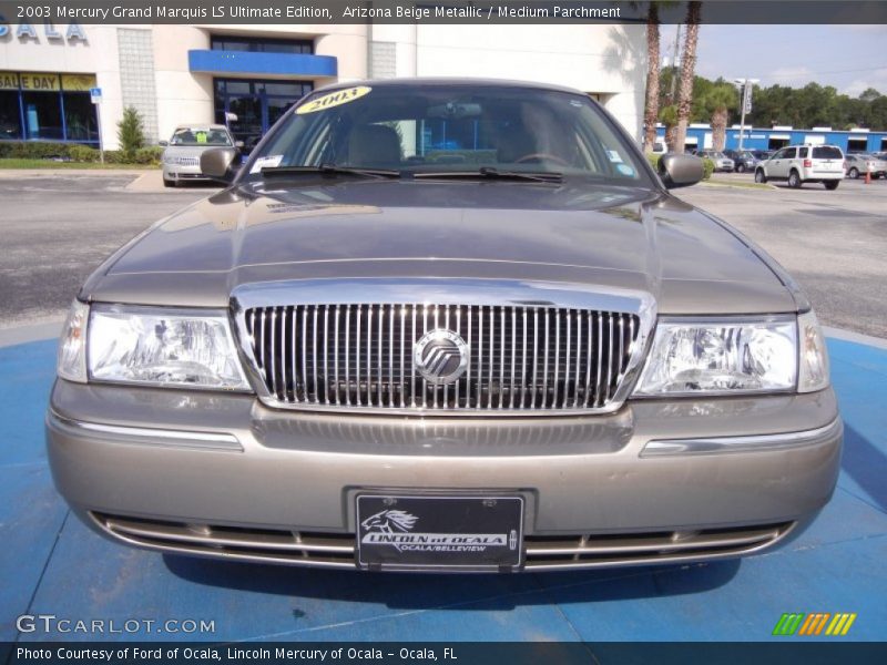 Arizona Beige Metallic / Medium Parchment 2003 Mercury Grand Marquis LS Ultimate Edition