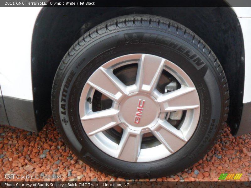 Olympic White / Jet Black 2011 GMC Terrain SLE