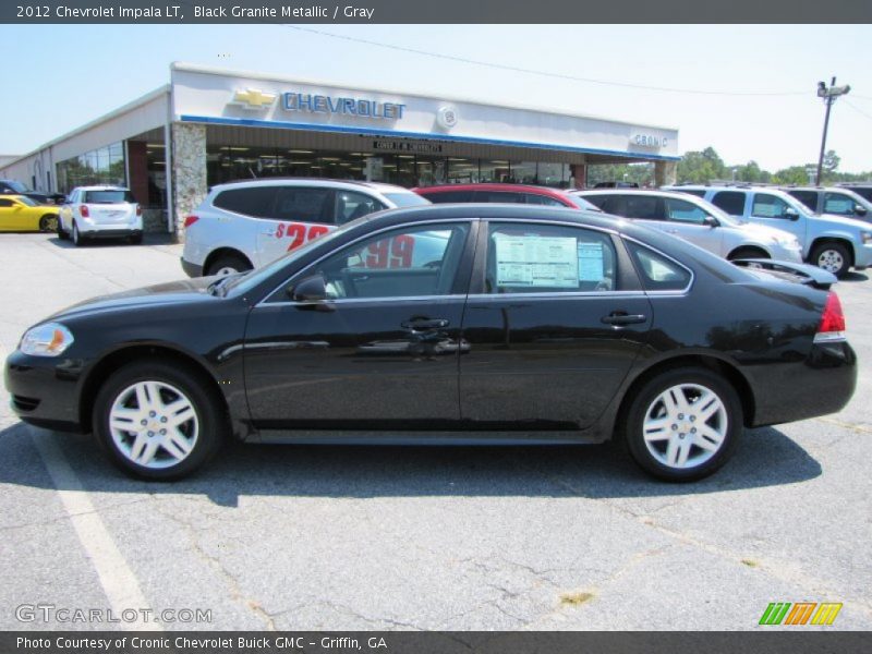 Black Granite Metallic / Gray 2012 Chevrolet Impala LT