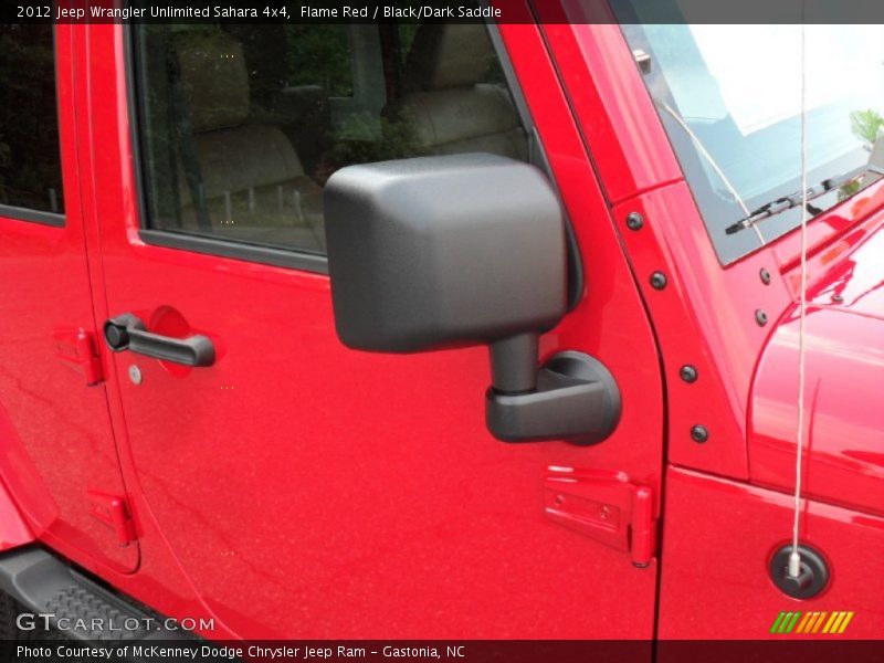 Flame Red / Black/Dark Saddle 2012 Jeep Wrangler Unlimited Sahara 4x4