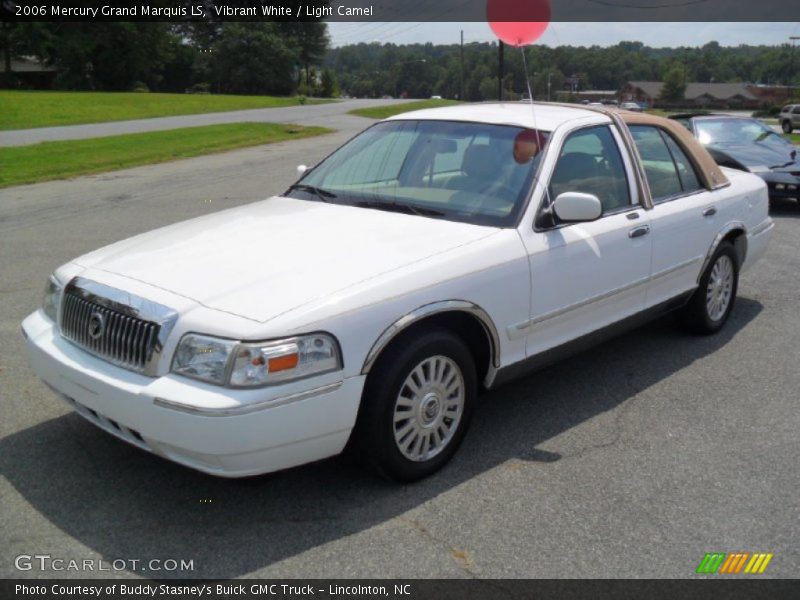 Vibrant White / Light Camel 2006 Mercury Grand Marquis LS