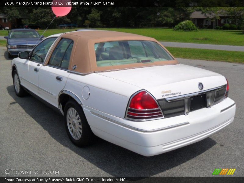 Vibrant White / Light Camel 2006 Mercury Grand Marquis LS