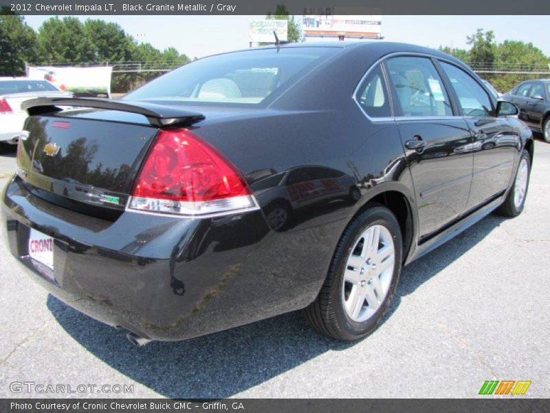 Black Granite Metallic / Gray 2012 Chevrolet Impala LT