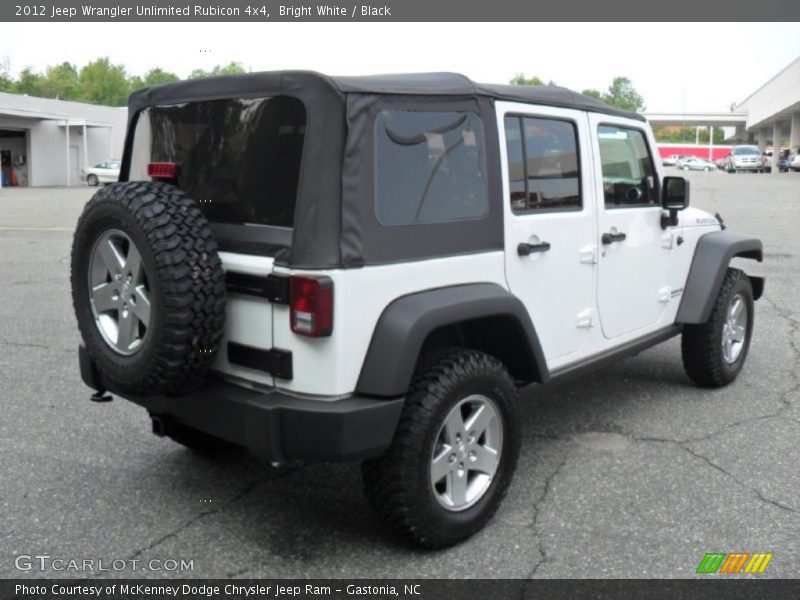 Bright White / Black 2012 Jeep Wrangler Unlimited Rubicon 4x4