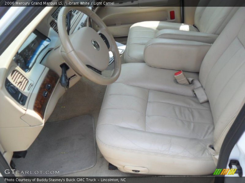 Vibrant White / Light Camel 2006 Mercury Grand Marquis LS