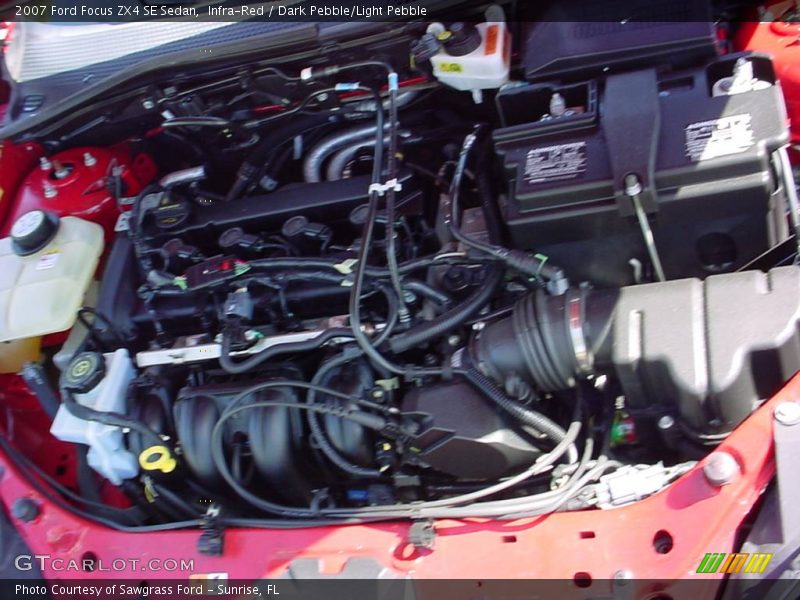 Infra-Red / Dark Pebble/Light Pebble 2007 Ford Focus ZX4 SE Sedan