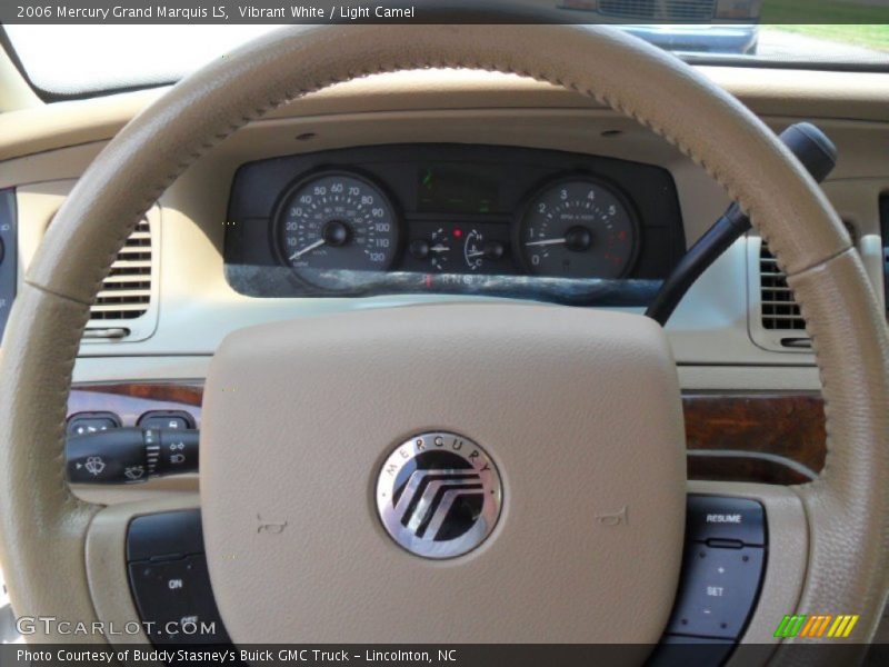 Vibrant White / Light Camel 2006 Mercury Grand Marquis LS