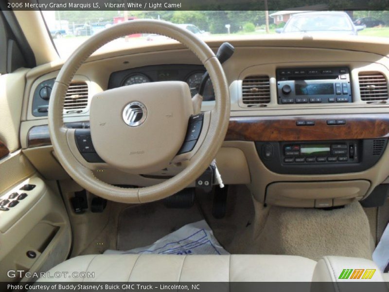 Vibrant White / Light Camel 2006 Mercury Grand Marquis LS