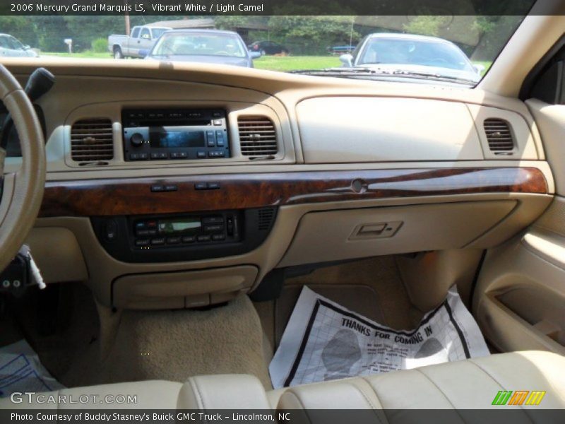 Vibrant White / Light Camel 2006 Mercury Grand Marquis LS