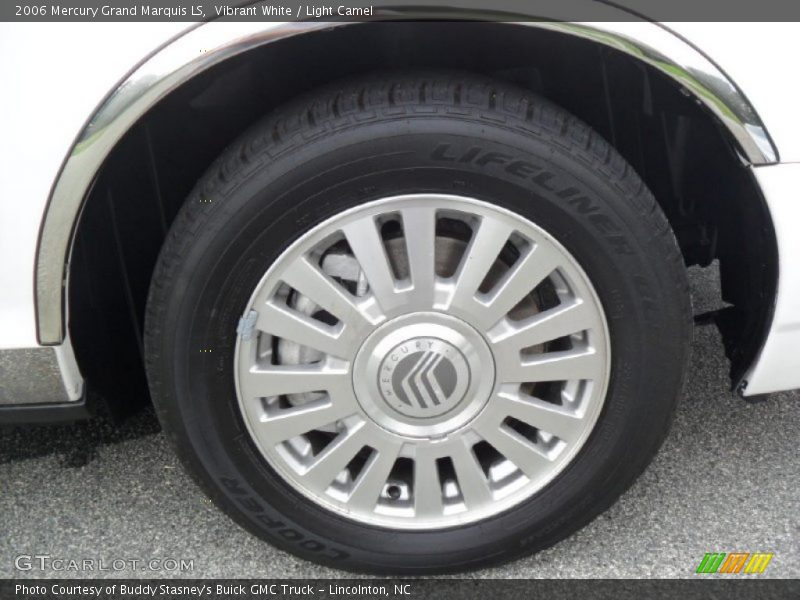 Vibrant White / Light Camel 2006 Mercury Grand Marquis LS