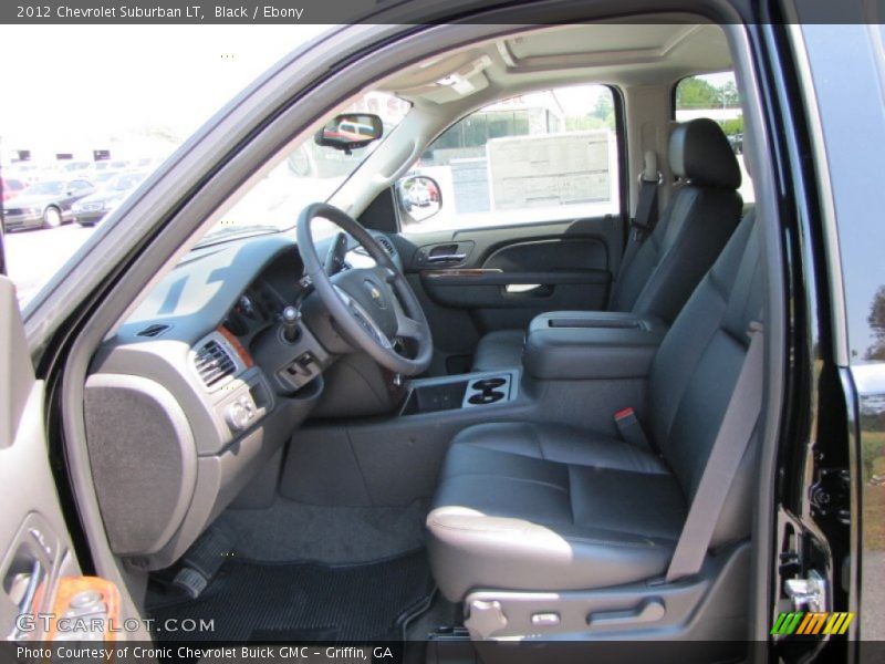  2012 Suburban LT Ebony Interior