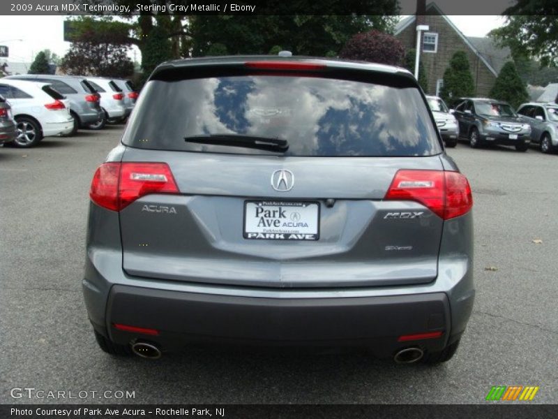 Sterling Gray Metallic / Ebony 2009 Acura MDX Technology