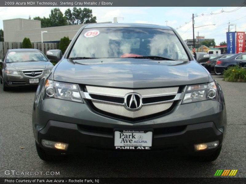 Sterling Gray Metallic / Ebony 2009 Acura MDX Technology