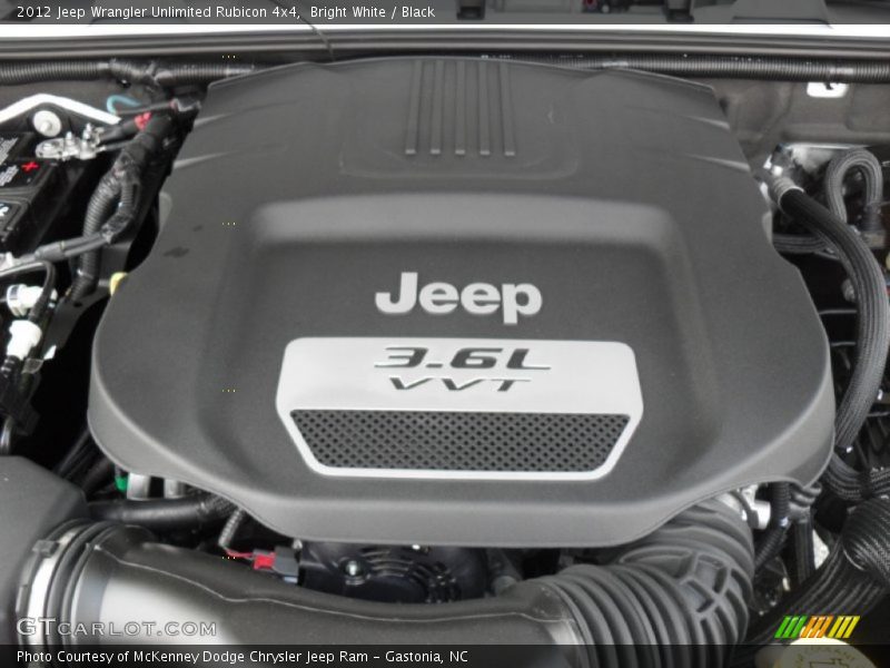 2012 Wrangler Unlimited Rubicon 4x4 Engine - 3.6 Liter DOHC 24-Valve VVT Pentastar V6