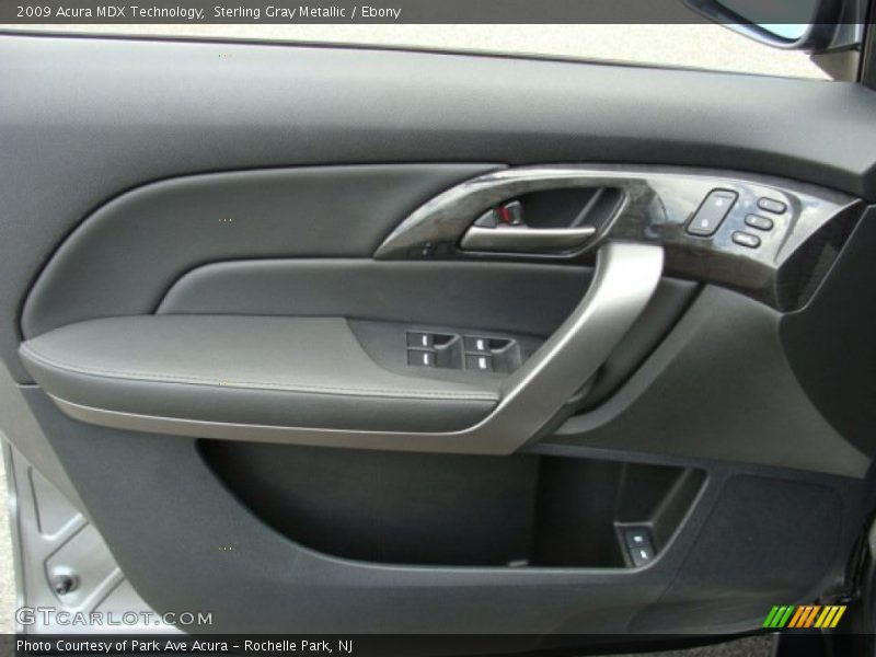 Sterling Gray Metallic / Ebony 2009 Acura MDX Technology