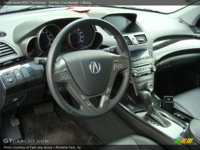 Ebony Interior - 2009 MDX Technology 