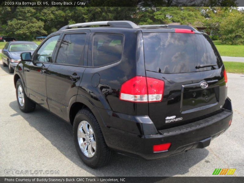 Ebony Black / Gray 2009 Kia Borrego EX V6