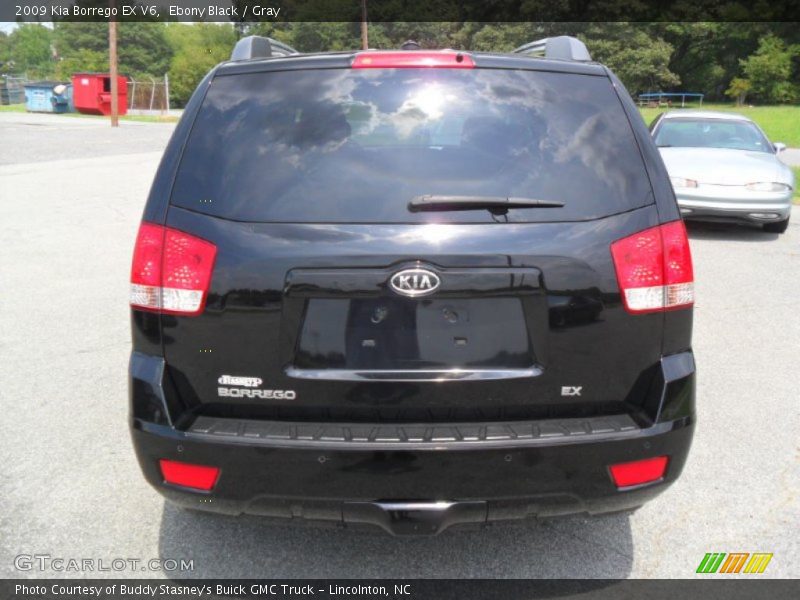 Ebony Black / Gray 2009 Kia Borrego EX V6