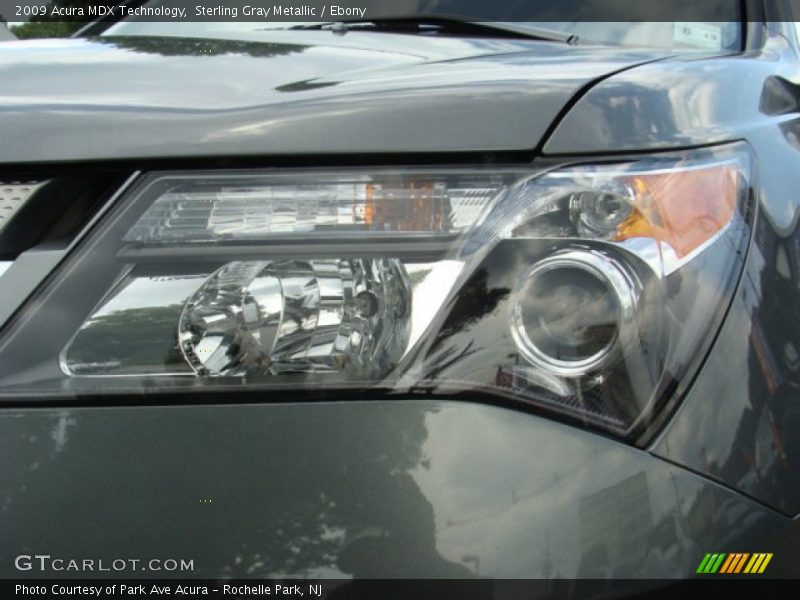 Sterling Gray Metallic / Ebony 2009 Acura MDX Technology