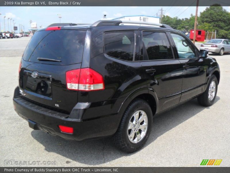 Ebony Black / Gray 2009 Kia Borrego EX V6
