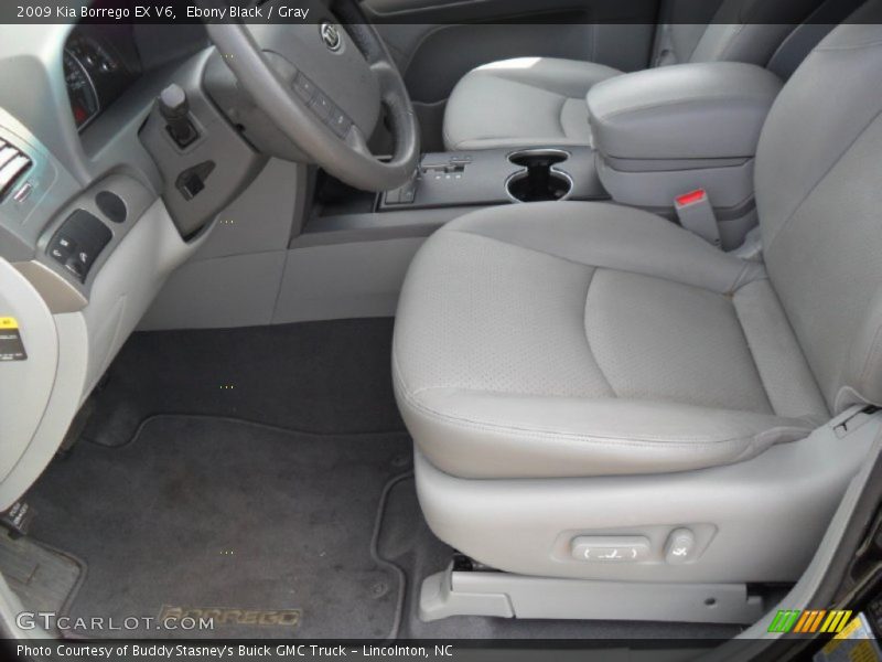 Ebony Black / Gray 2009 Kia Borrego EX V6