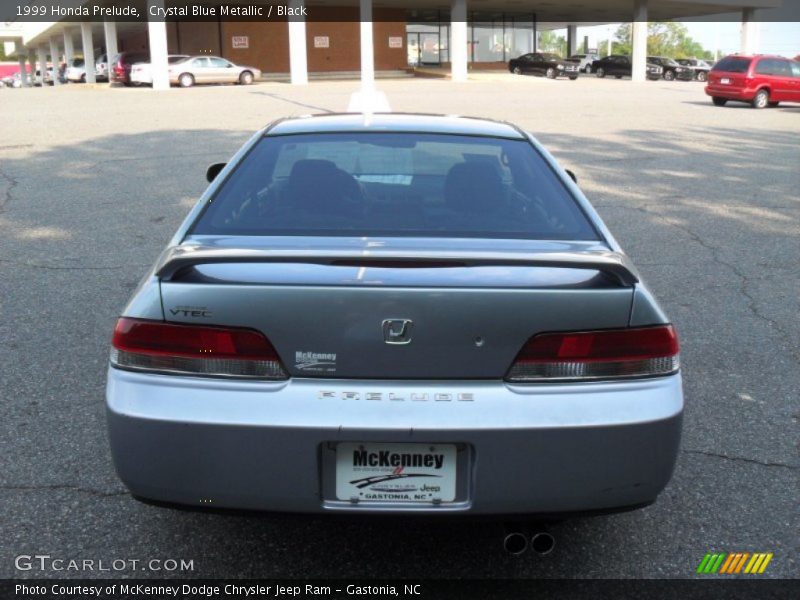 Crystal Blue Metallic / Black 1999 Honda Prelude