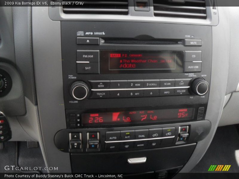 Ebony Black / Gray 2009 Kia Borrego EX V6