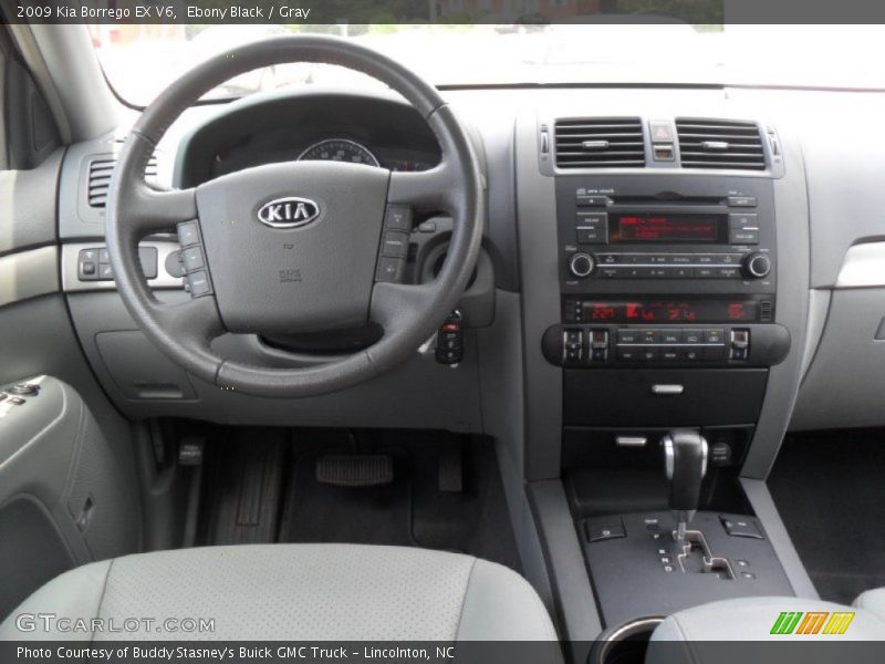 Ebony Black / Gray 2009 Kia Borrego EX V6