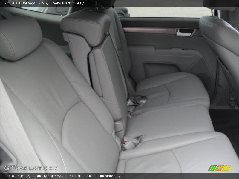 Ebony Black / Gray 2009 Kia Borrego EX V6