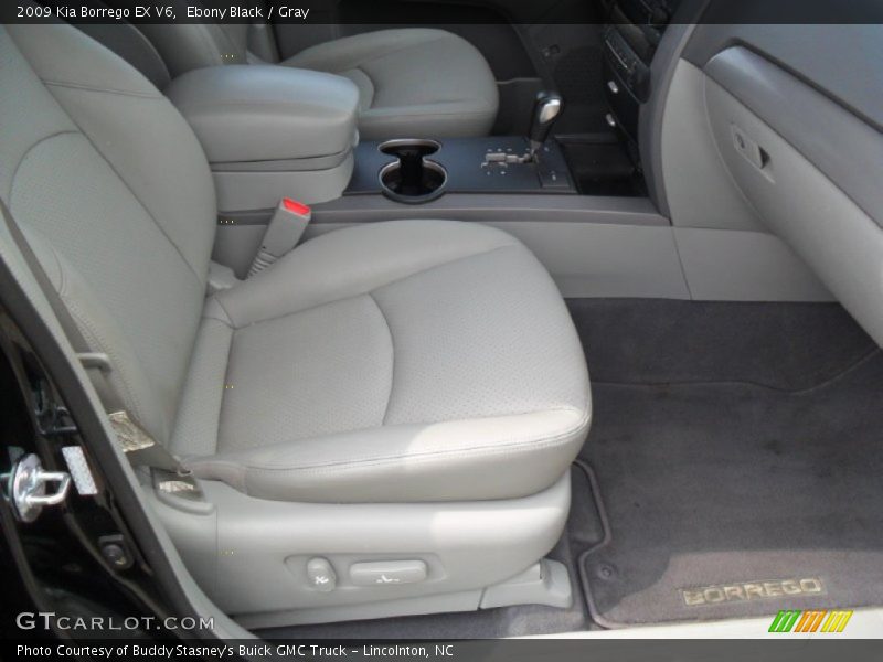Ebony Black / Gray 2009 Kia Borrego EX V6