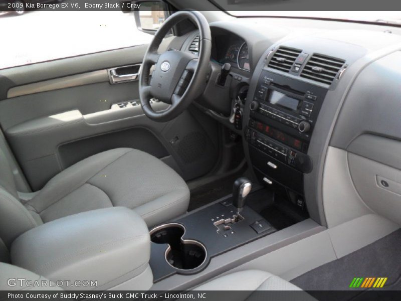 Ebony Black / Gray 2009 Kia Borrego EX V6