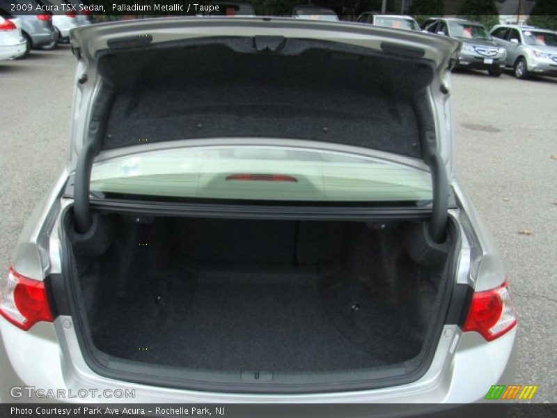 Palladium Metallic / Taupe 2009 Acura TSX Sedan