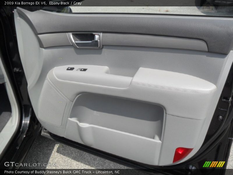 Ebony Black / Gray 2009 Kia Borrego EX V6