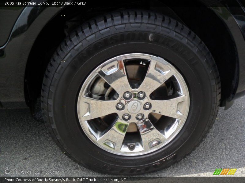 Ebony Black / Gray 2009 Kia Borrego EX V6