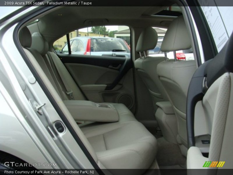 Palladium Metallic / Taupe 2009 Acura TSX Sedan