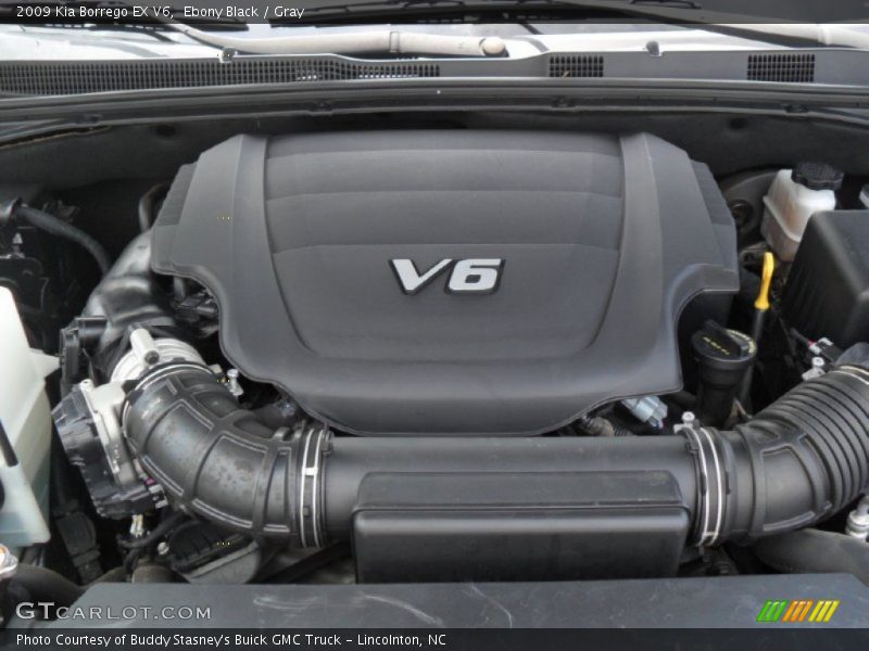 Ebony Black / Gray 2009 Kia Borrego EX V6