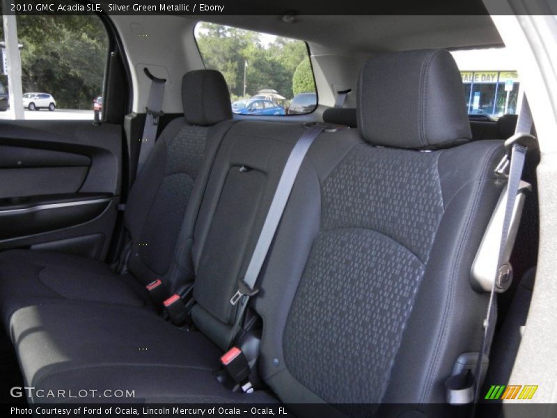 Silver Green Metallic / Ebony 2010 GMC Acadia SLE