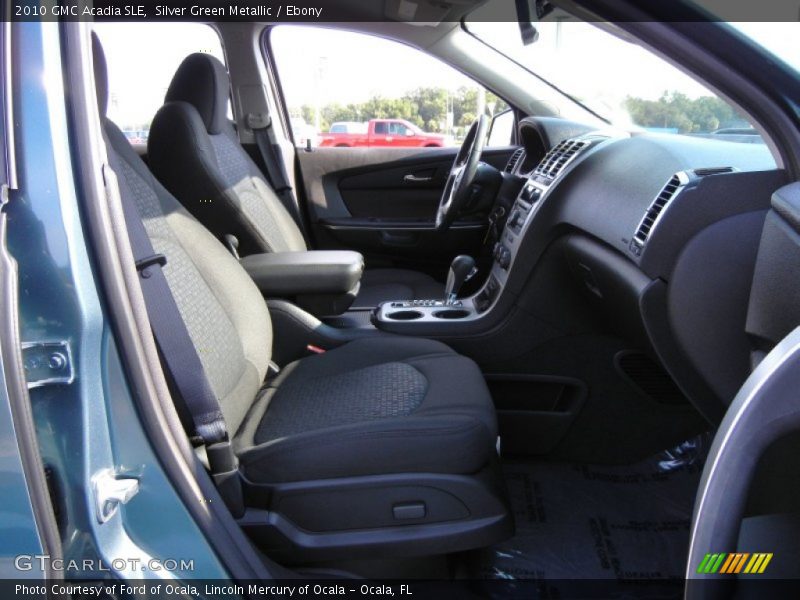 Silver Green Metallic / Ebony 2010 GMC Acadia SLE