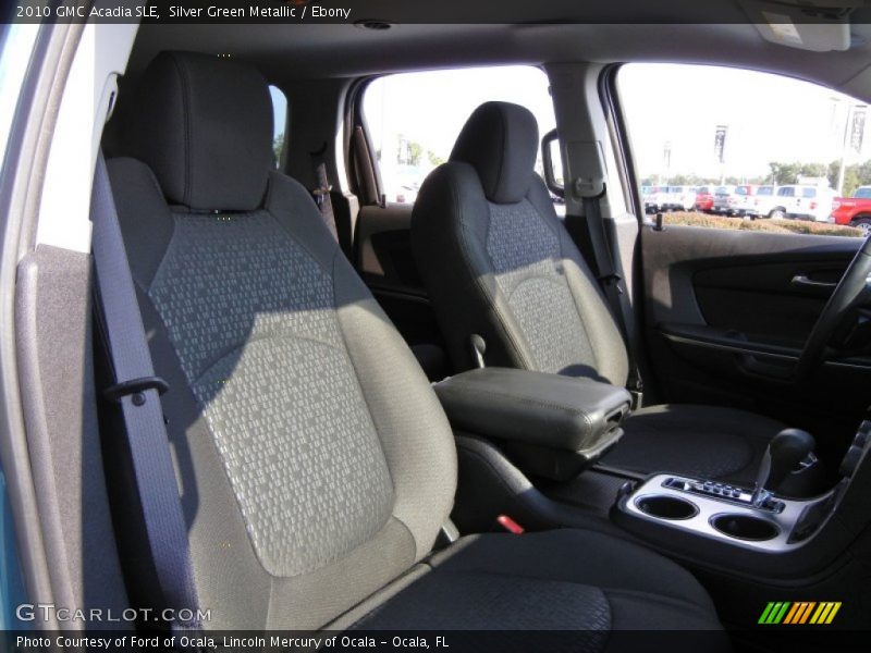 Silver Green Metallic / Ebony 2010 GMC Acadia SLE