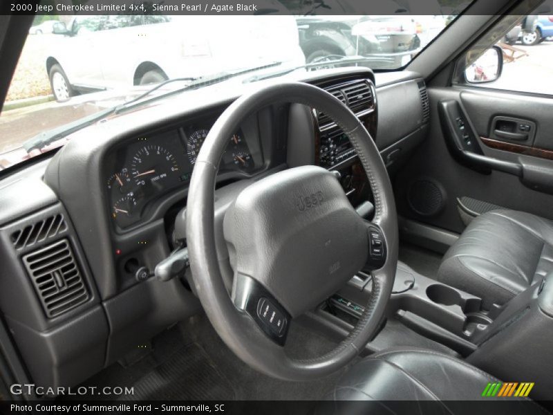  2000 Cherokee Limited 4x4 Agate Black Interior