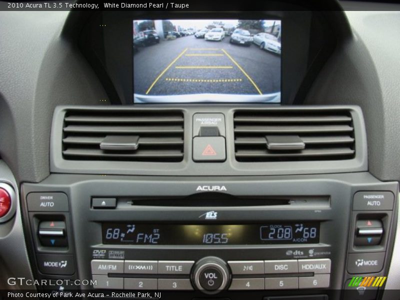 White Diamond Pearl / Taupe 2010 Acura TL 3.5 Technology