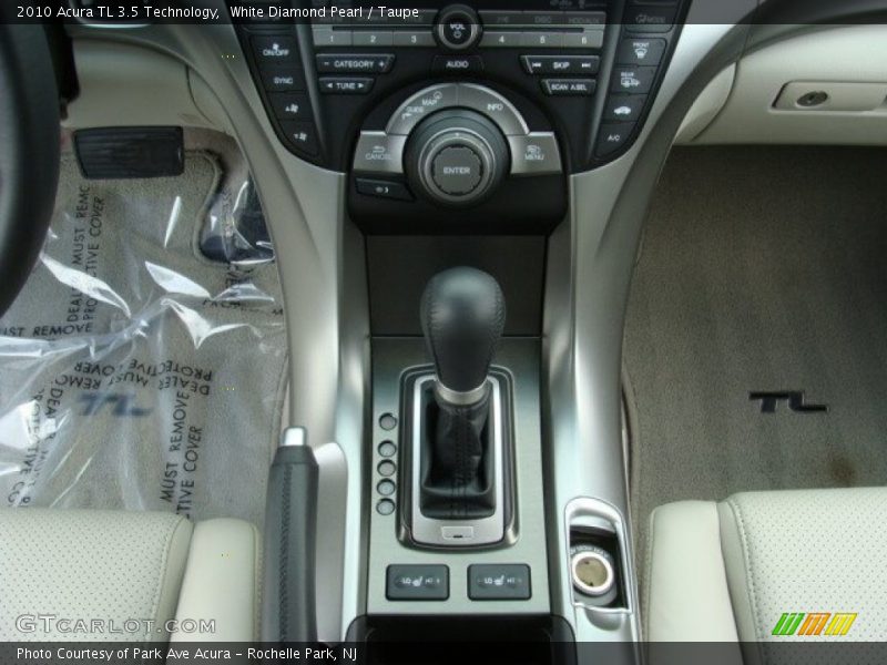 White Diamond Pearl / Taupe 2010 Acura TL 3.5 Technology