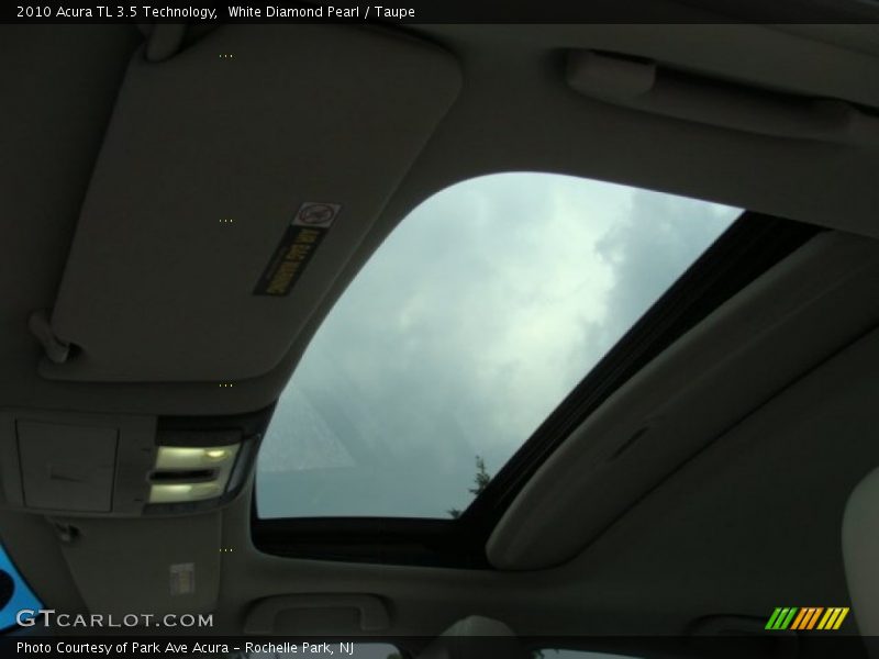 White Diamond Pearl / Taupe 2010 Acura TL 3.5 Technology
