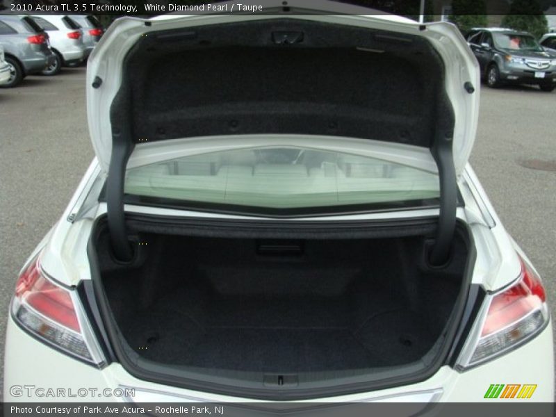 White Diamond Pearl / Taupe 2010 Acura TL 3.5 Technology