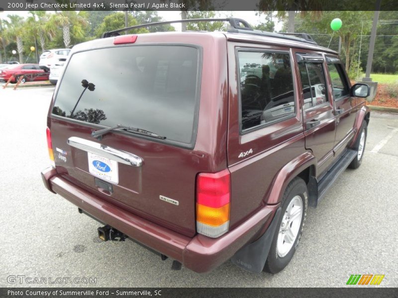 Sienna Pearl / Agate Black 2000 Jeep Cherokee Limited 4x4