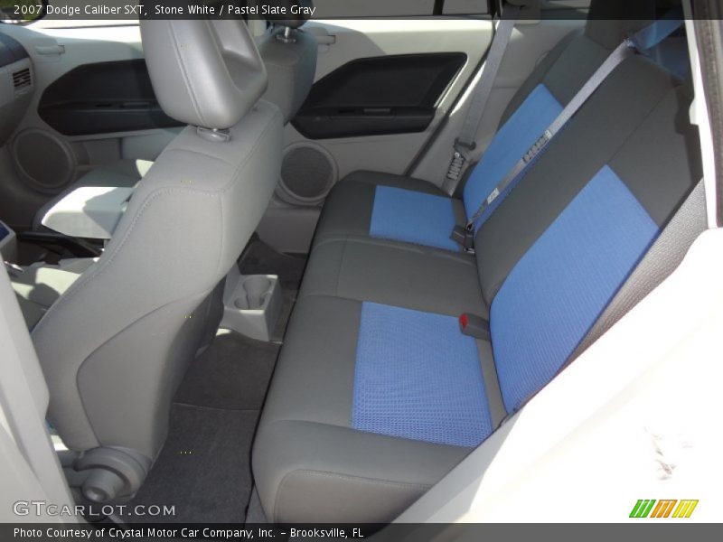 Stone White / Pastel Slate Gray 2007 Dodge Caliber SXT