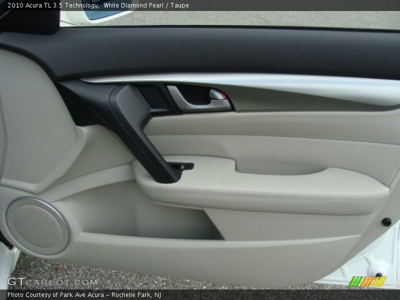 White Diamond Pearl / Taupe 2010 Acura TL 3.5 Technology