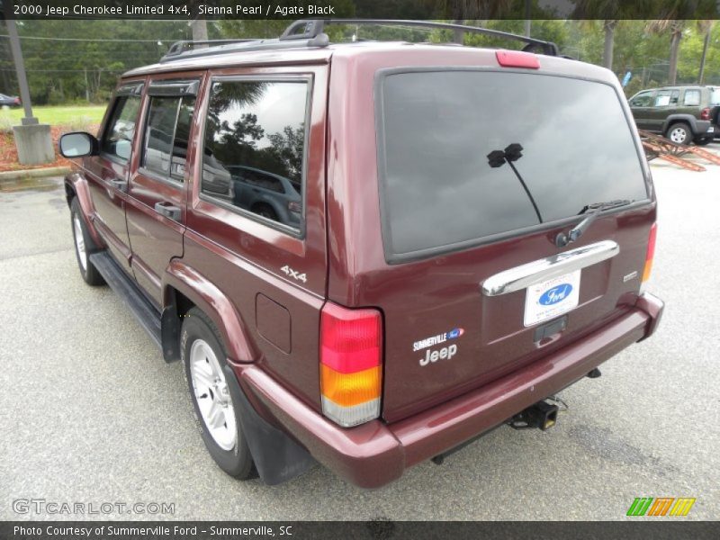 Sienna Pearl / Agate Black 2000 Jeep Cherokee Limited 4x4