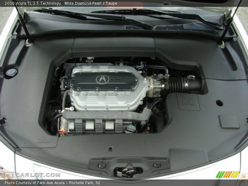 White Diamond Pearl / Taupe 2010 Acura TL 3.5 Technology